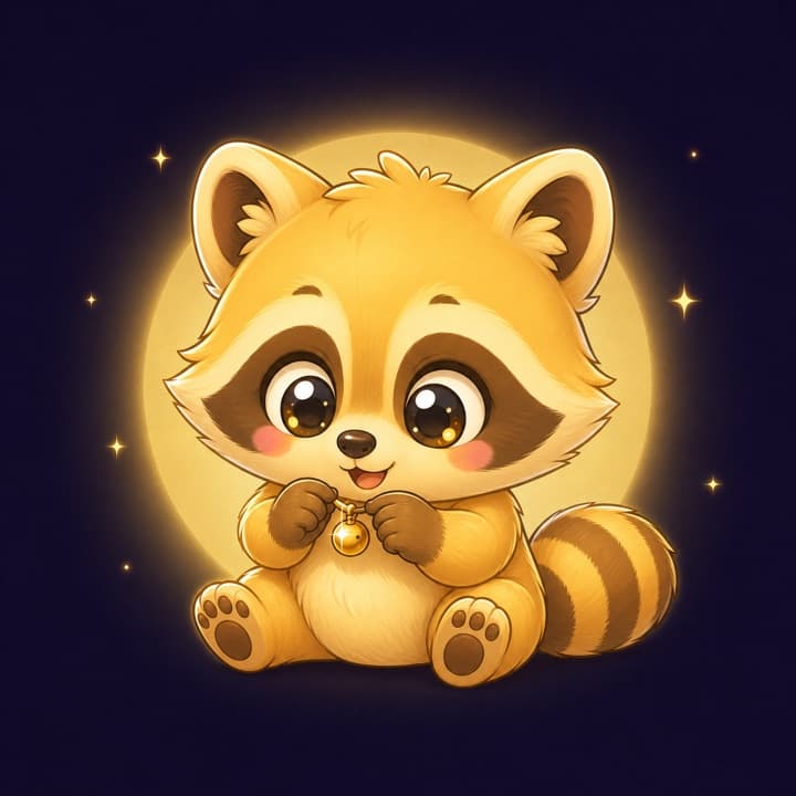 Curious Raccoon